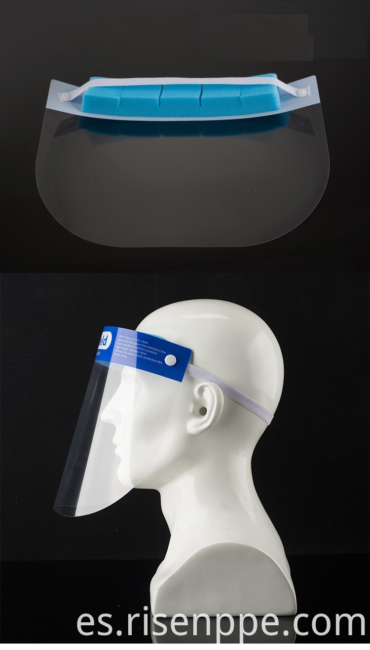 Protector facial a prueba de polvo desechable Dust Proof Face Shield Disposable